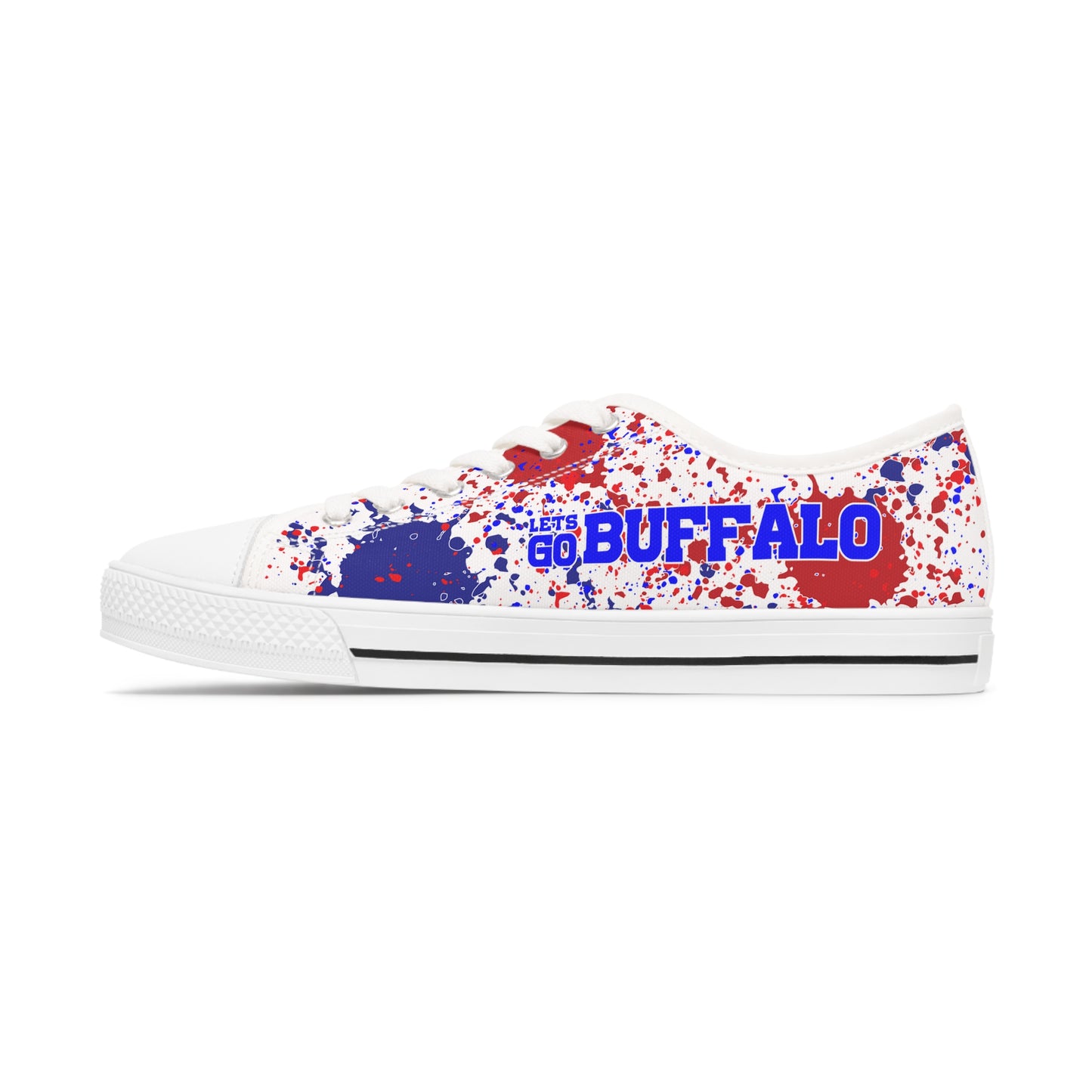 Lets Go Buffalo Women's Low Top Sneakers