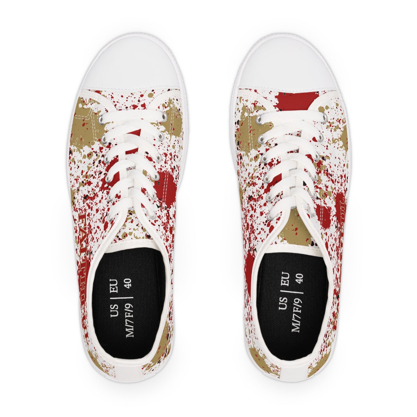 Faithful 49ers Women's Low Top Sneakers