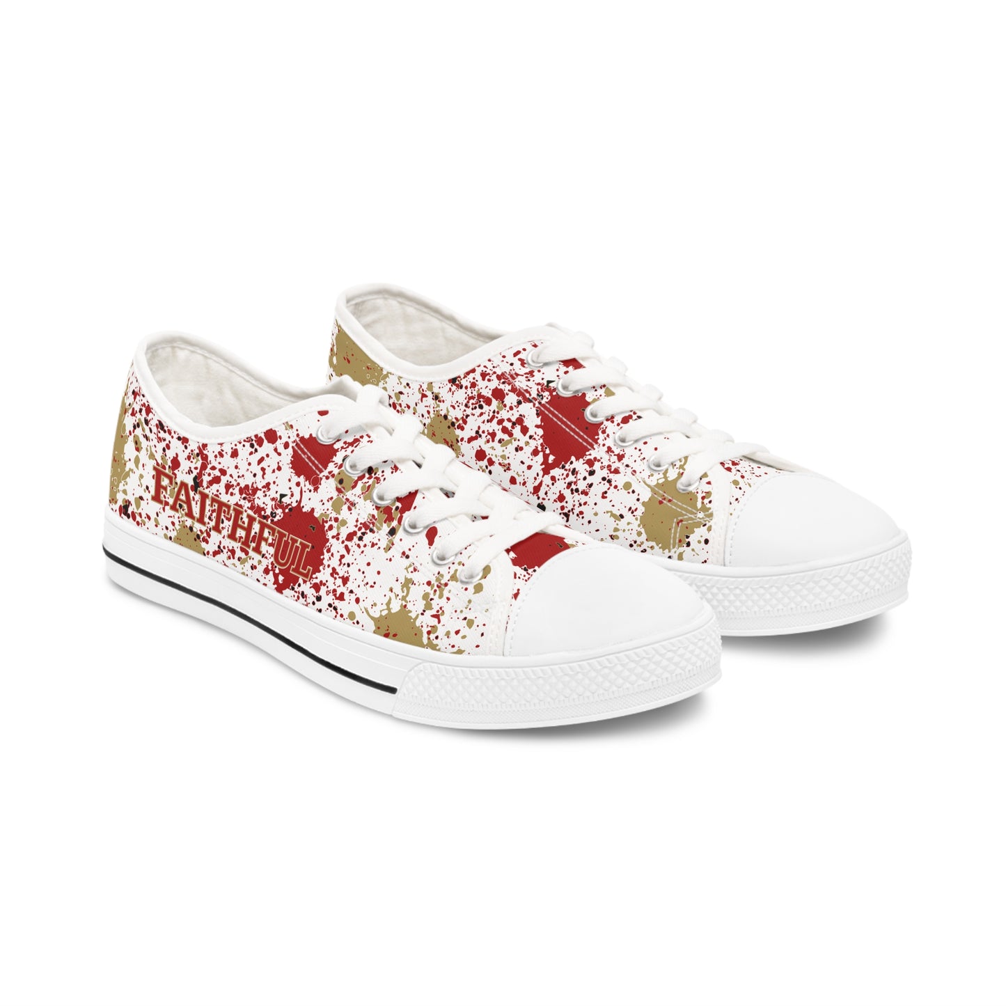 Faithful 49ers Women's Low Top Sneakers