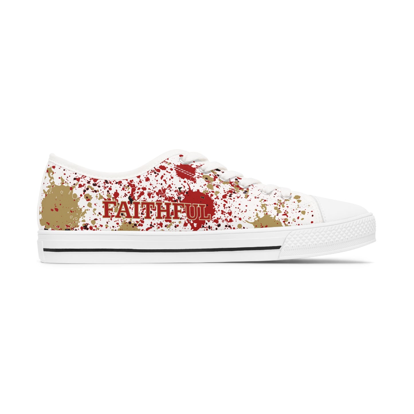 Faithful 49ers Women's Low Top Sneakers