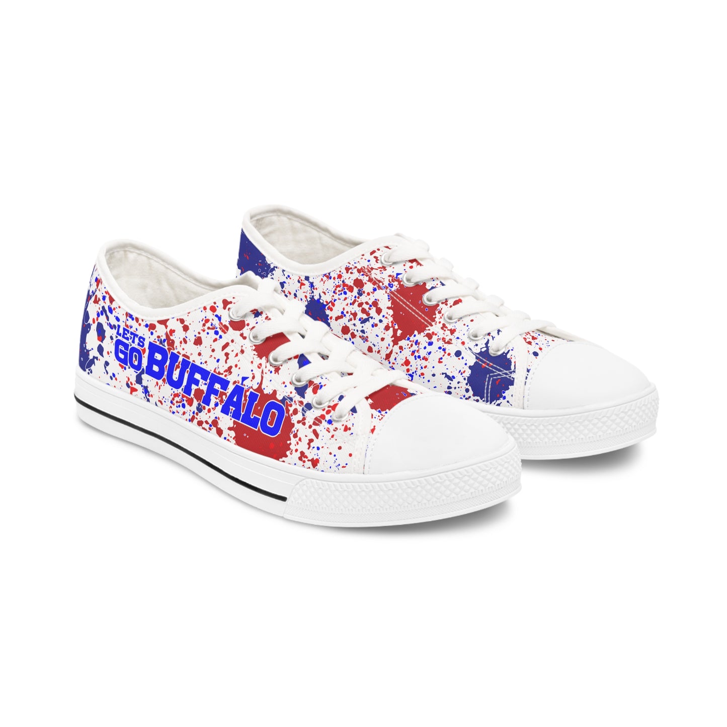 Lets Go Buffalo Women's Low Top Sneakers