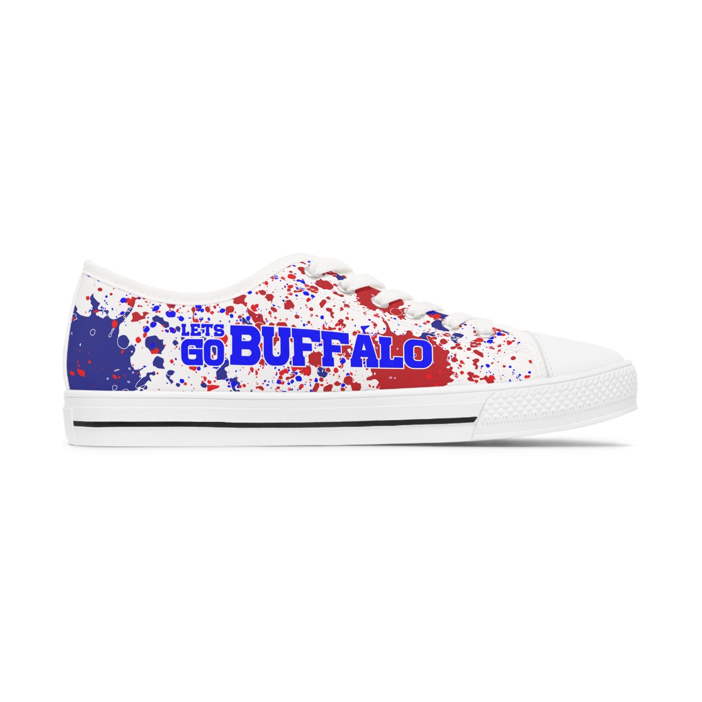 Lets Go Buffalo Women's Low Top Sneakers