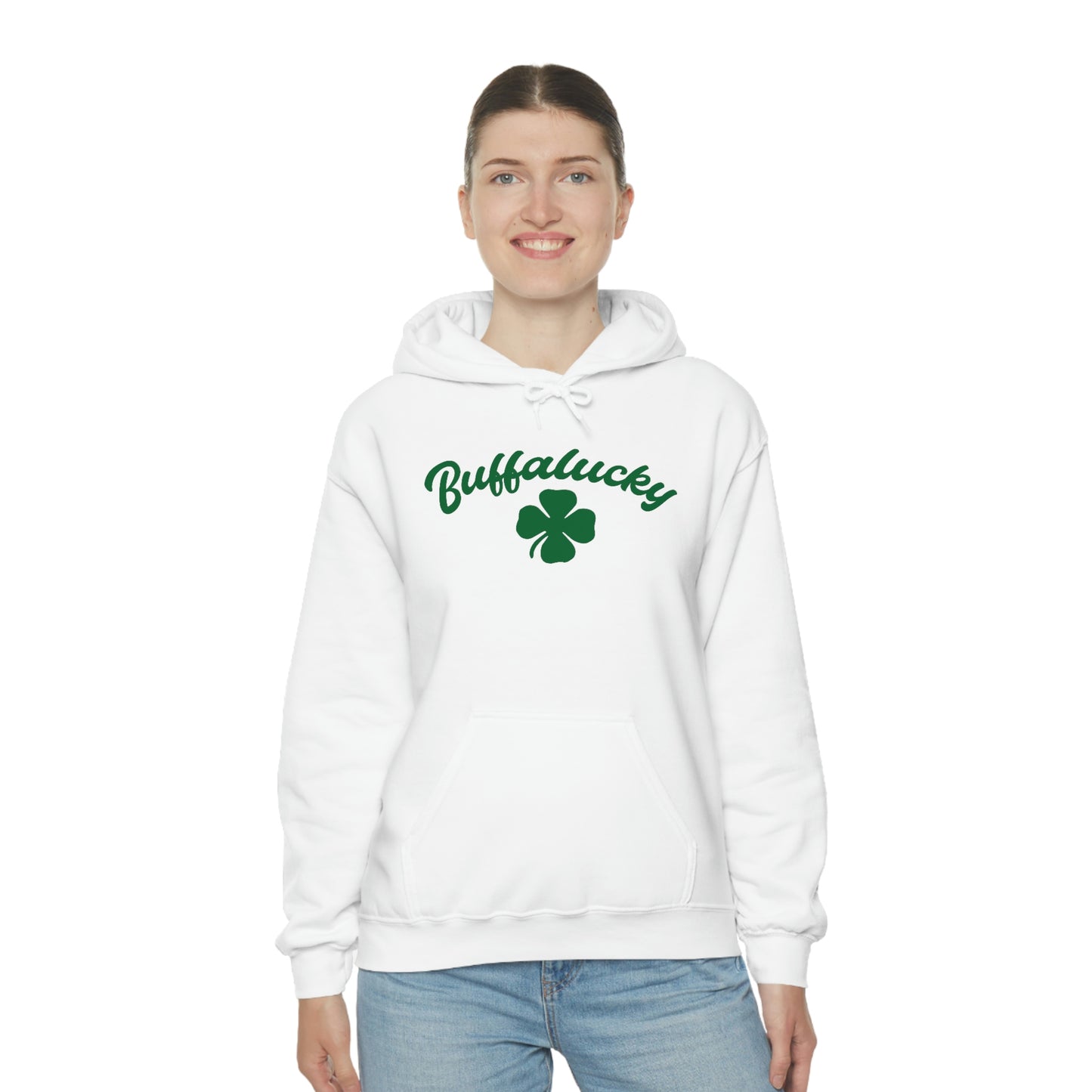 Buffalucky Four-Leaf Clover Hoodie