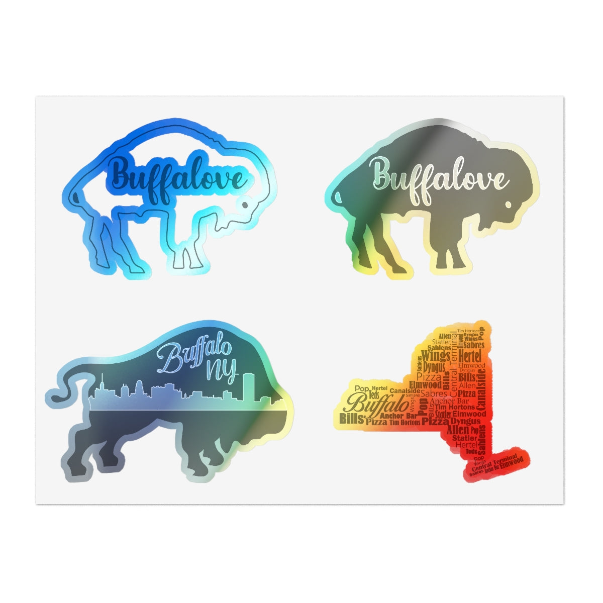 Buffalove Sticker Sheets