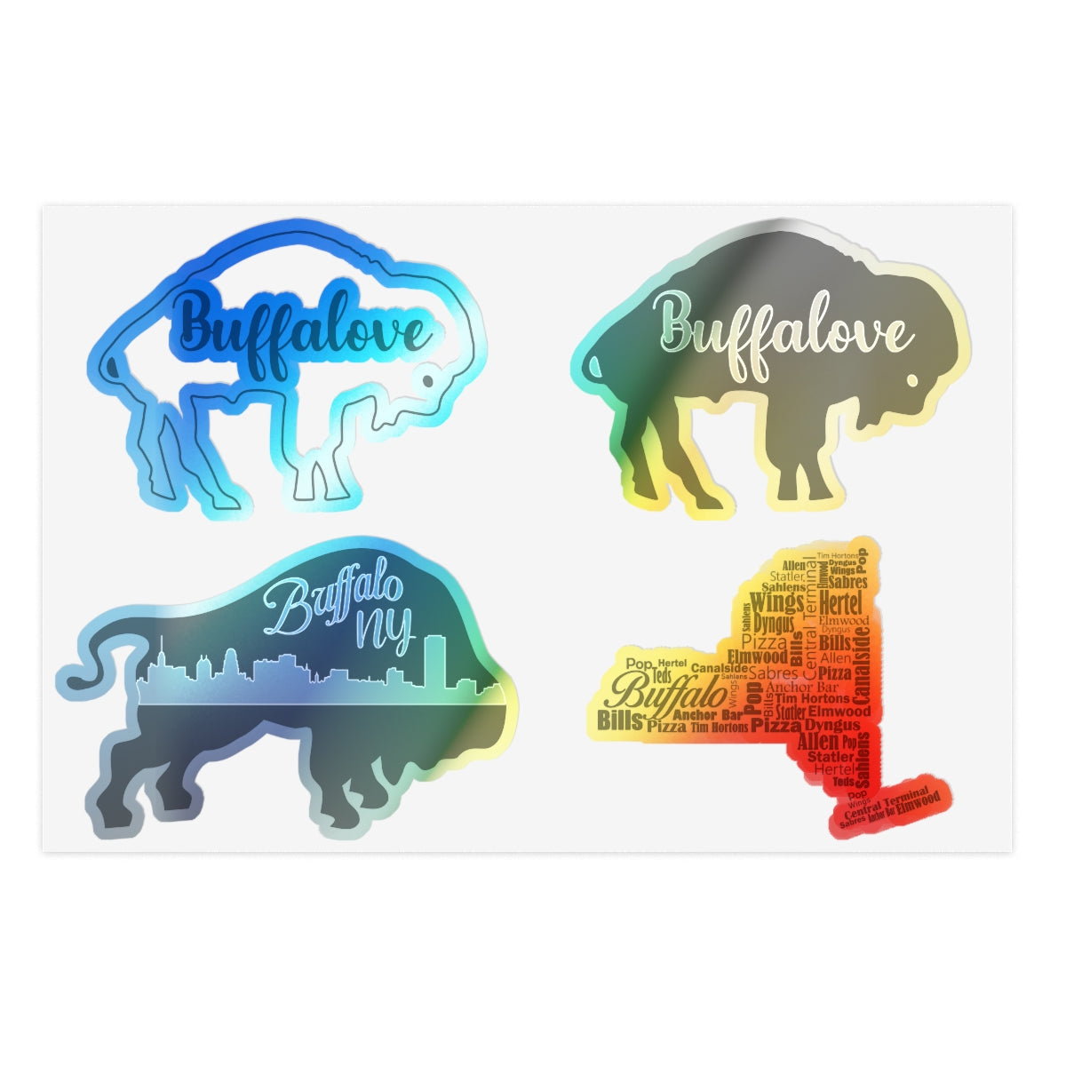 Buffalove Sticker Sheets