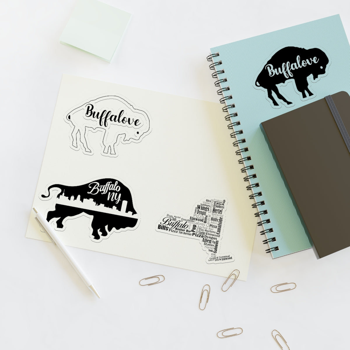 Buffalove Sticker Sheets