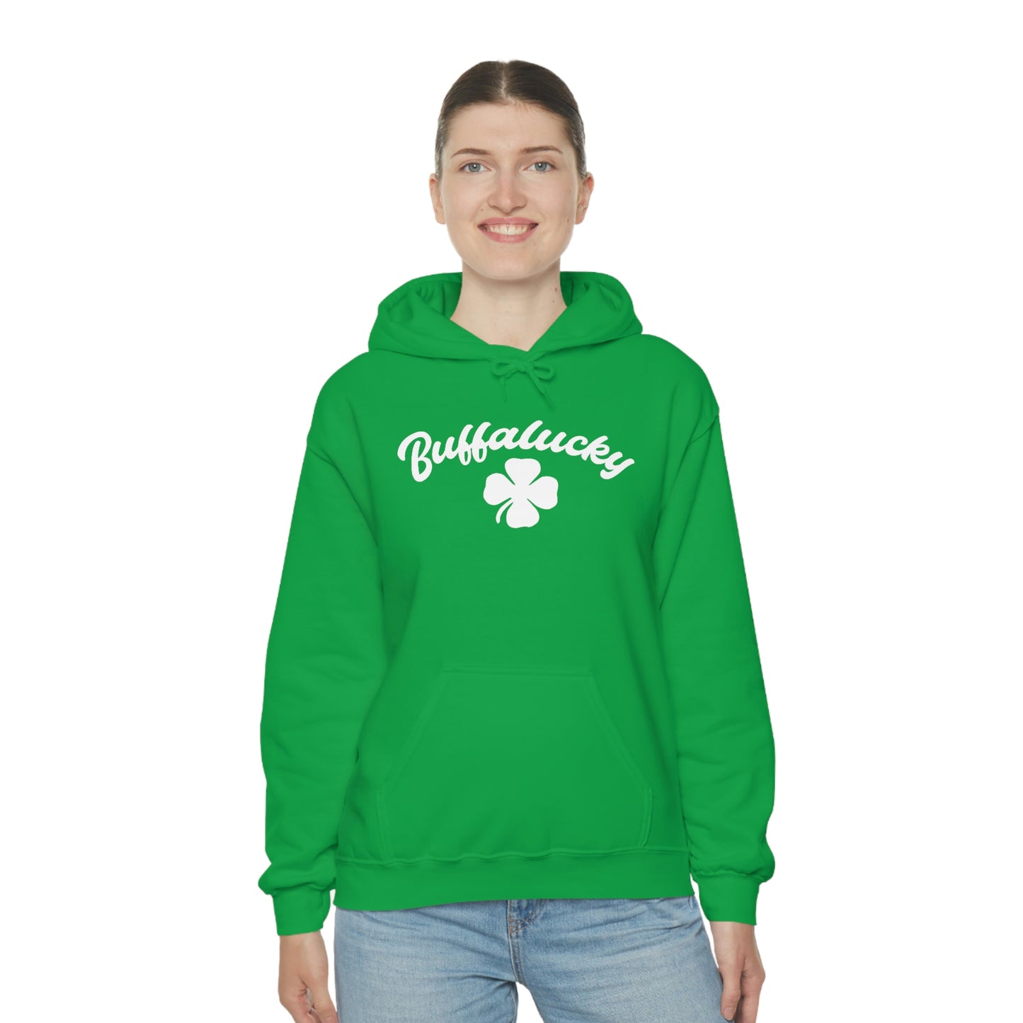 Buffalucky Four-Leaf Clover Hoodie