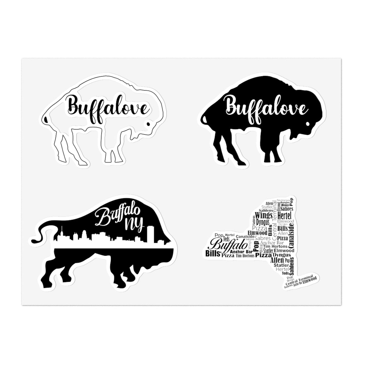 Buffalove Sticker Sheets