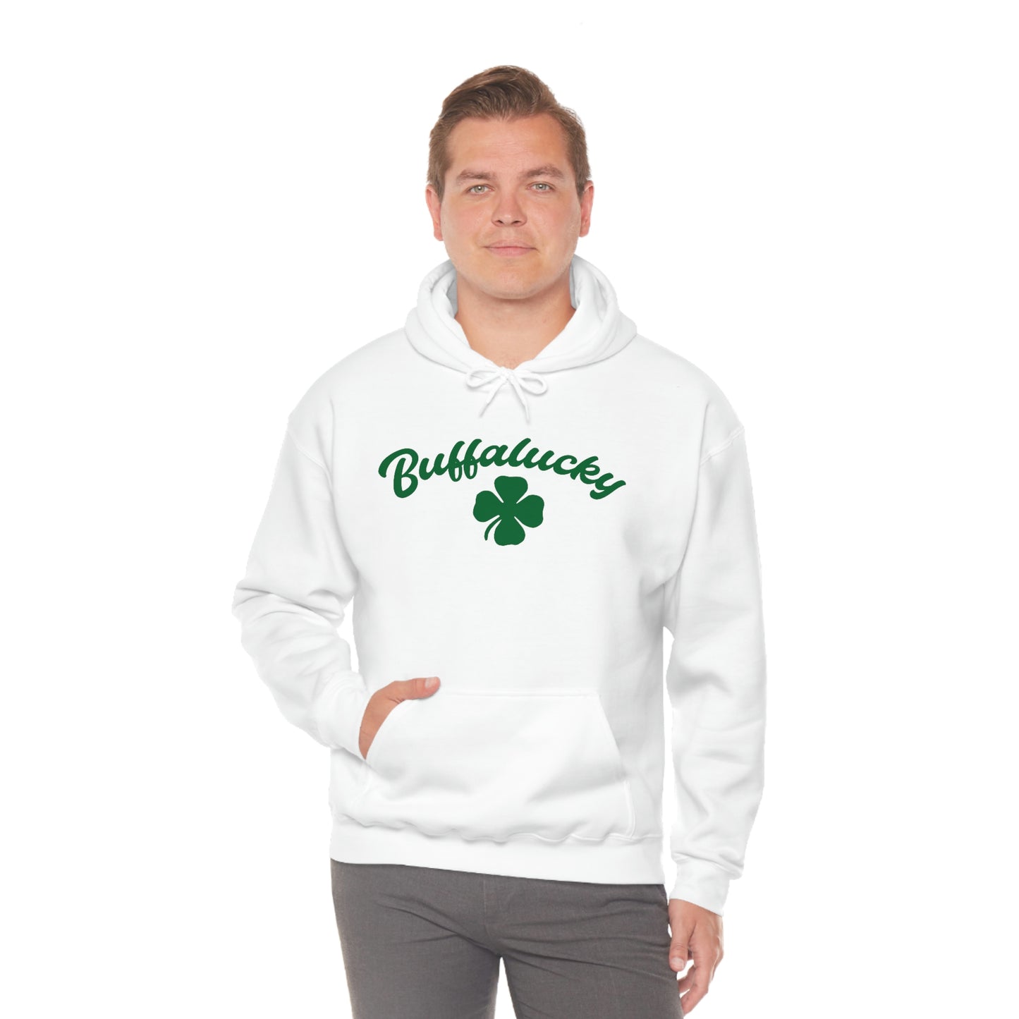 Buffalucky Four-Leaf Clover Hoodie