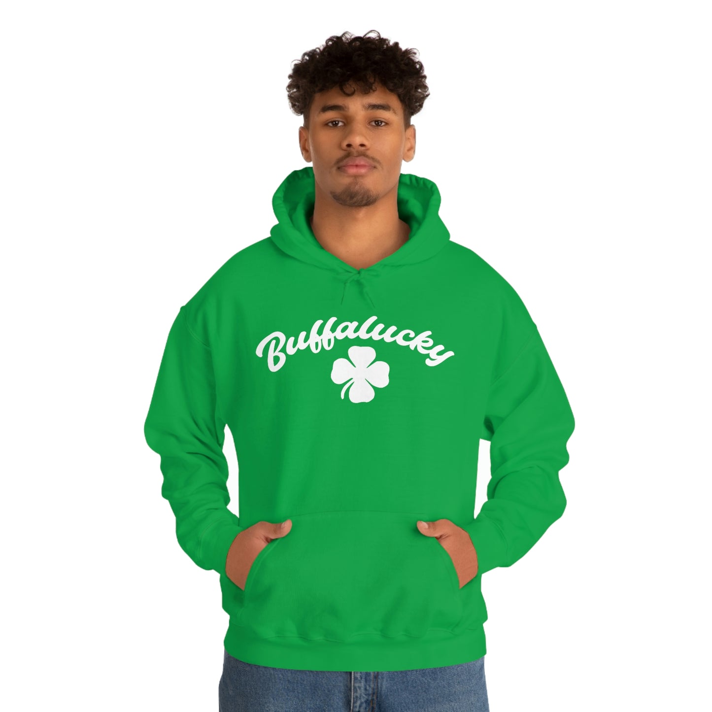 Buffalucky Four-Leaf Clover Hoodie