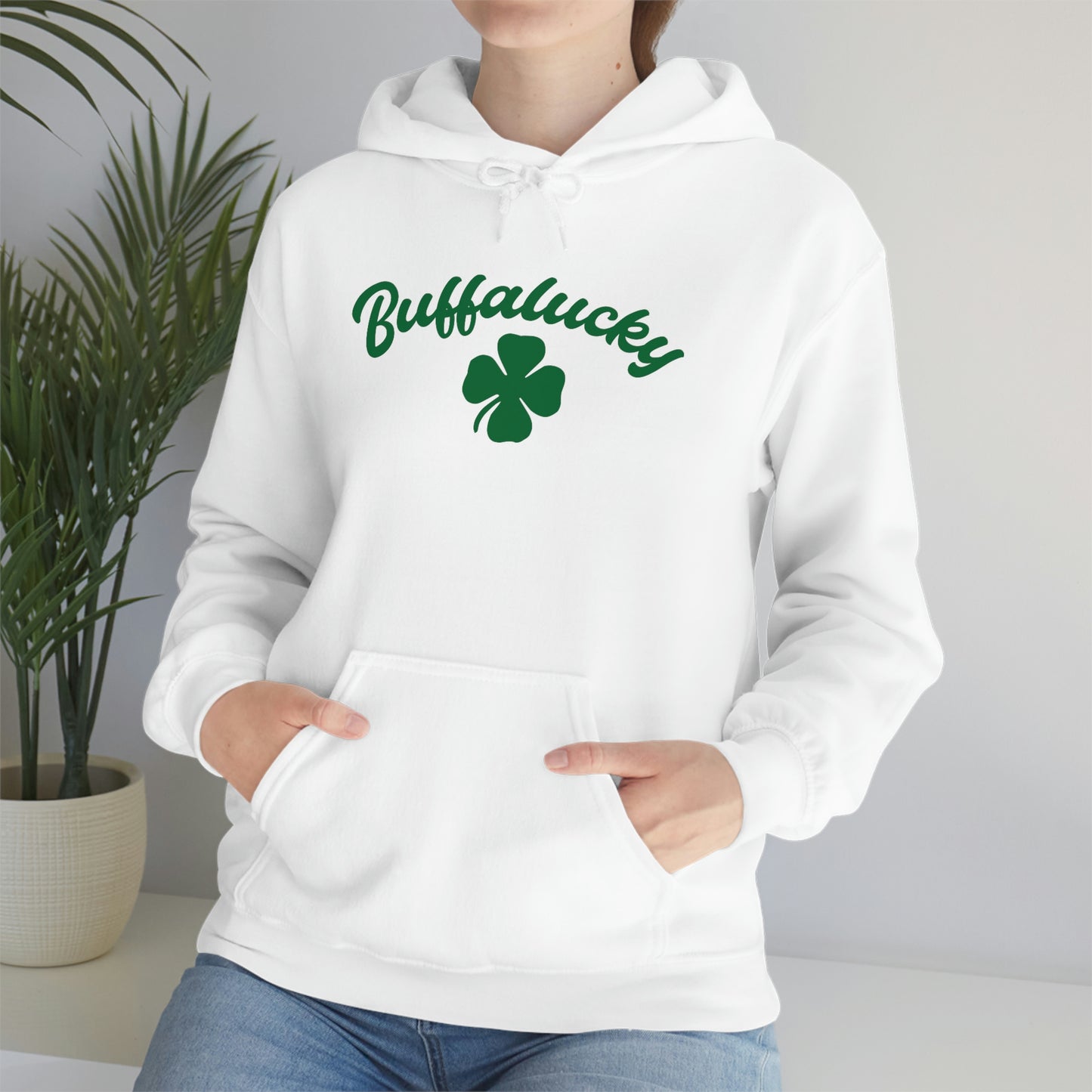 Buffalucky Four-Leaf Clover Hoodie