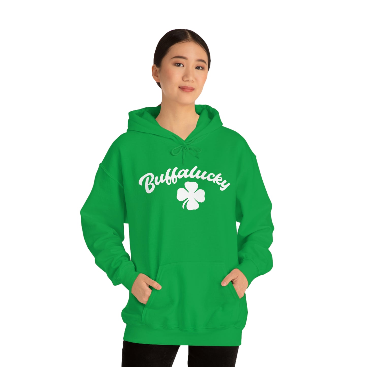 Buffalucky Four-Leaf Clover Hoodie