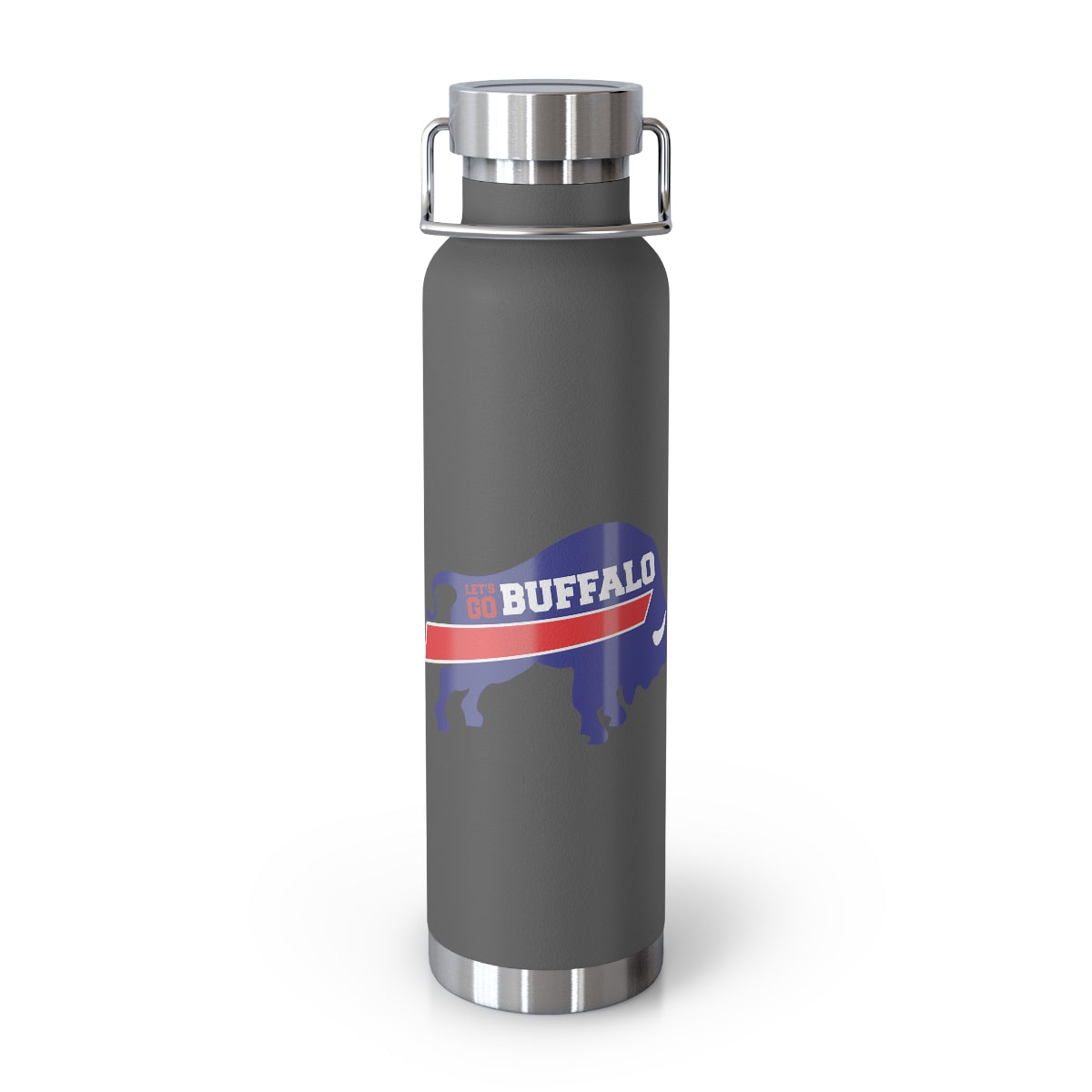 Let's Go Buffalo Copper Vacuum Insulated Bottle, 22oz