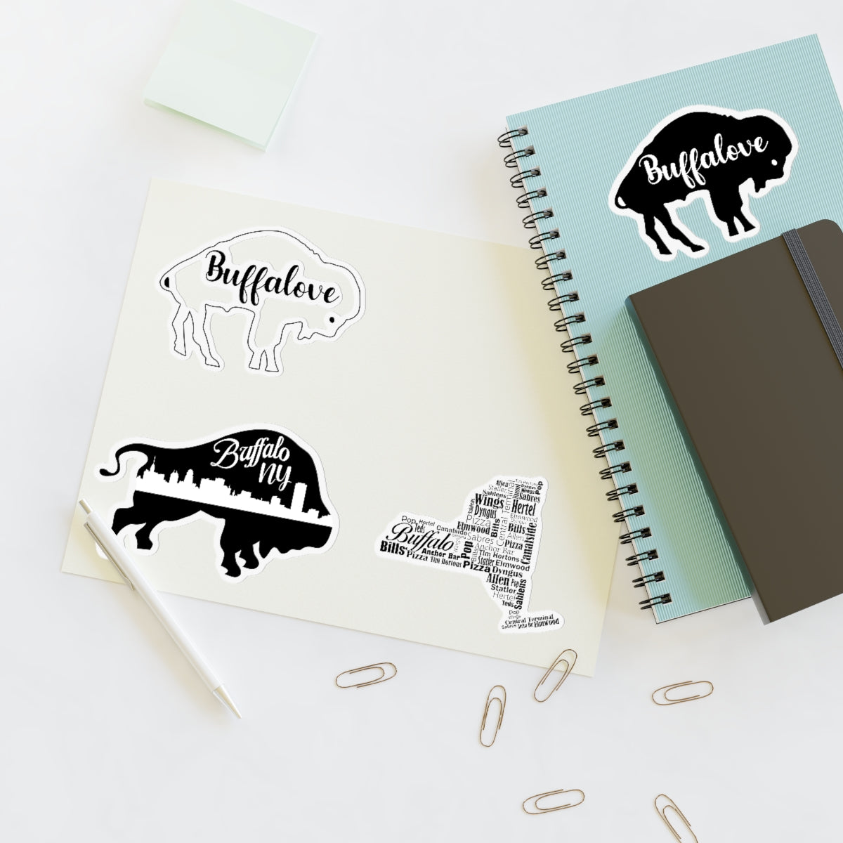 Buffalove Sticker Sheets