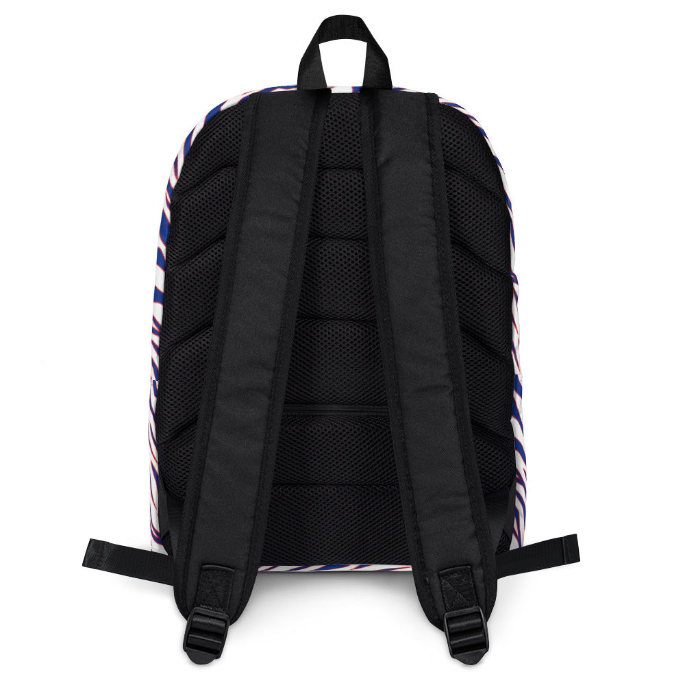 Buffalo Bills Style Tiger Stripe Backpack