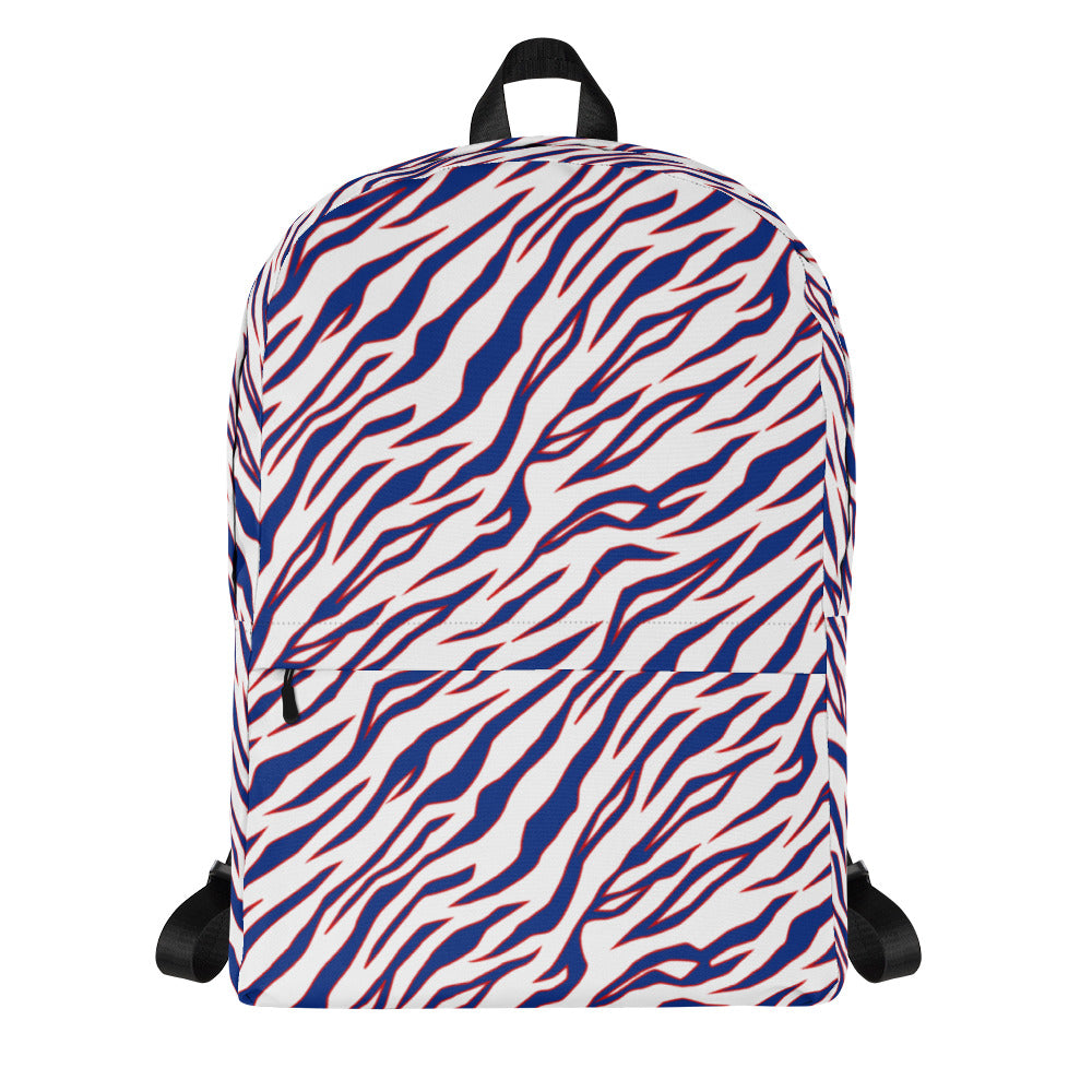 Buffalo Bills Style Tiger Stripe Backpack