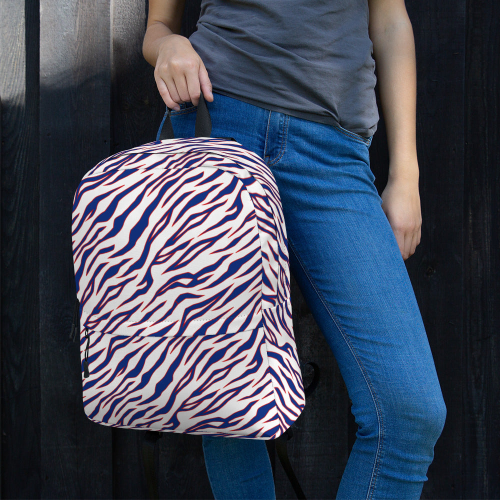 Buffalo Bills Style Tiger Stripe Backpack