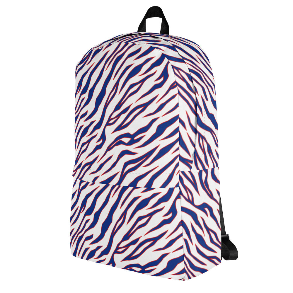 Buffalo Bills Style Tiger Stripe Backpack