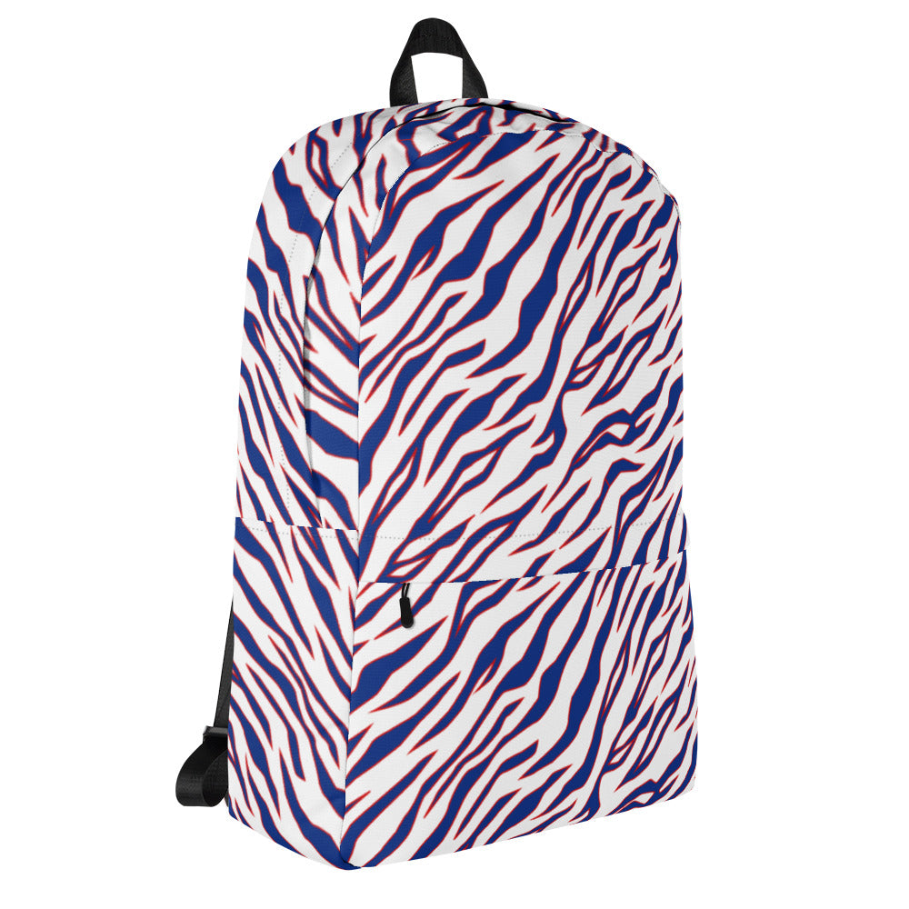 Buffalo Bills Style Tiger Stripe Backpack