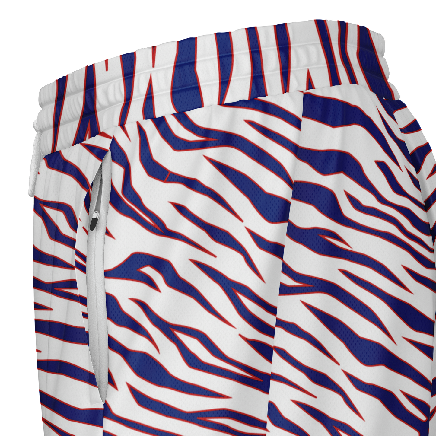 Men's Buffalo Bills Style Tiger Stripe 2-in-1 Shorts