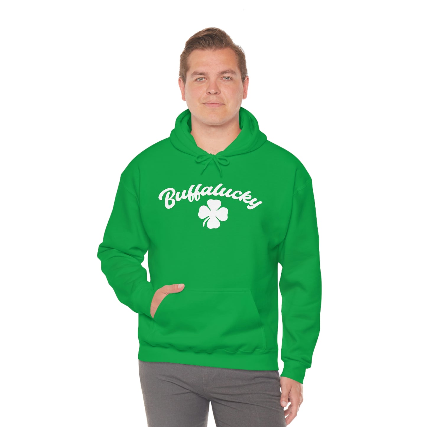 Buffalucky Four-Leaf Clover Hoodie