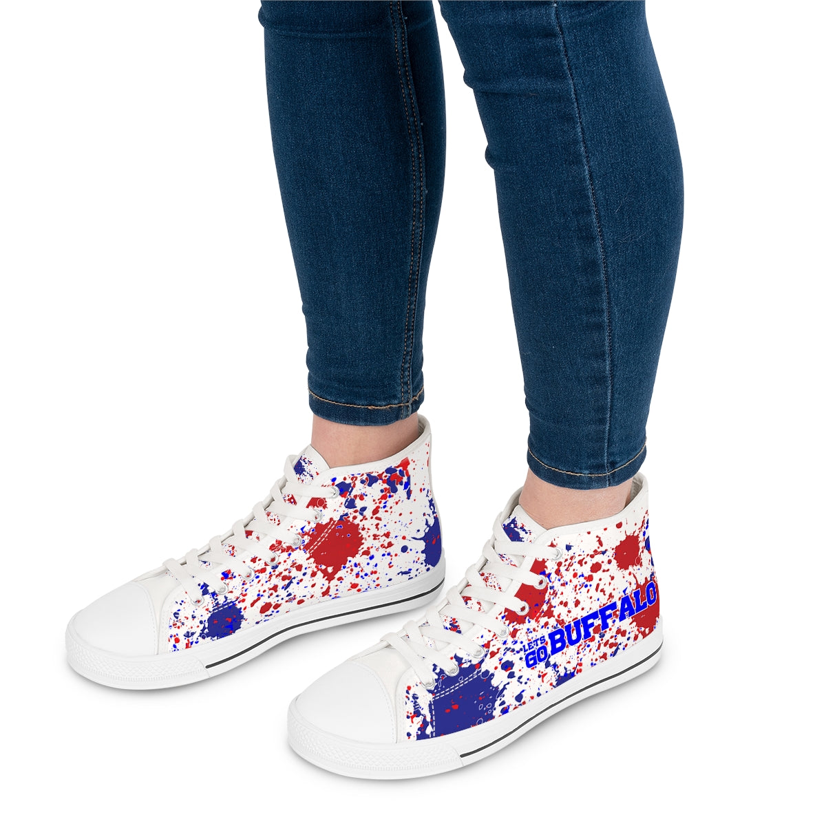 Women's Lets Go Buffalo High Top Sneakers