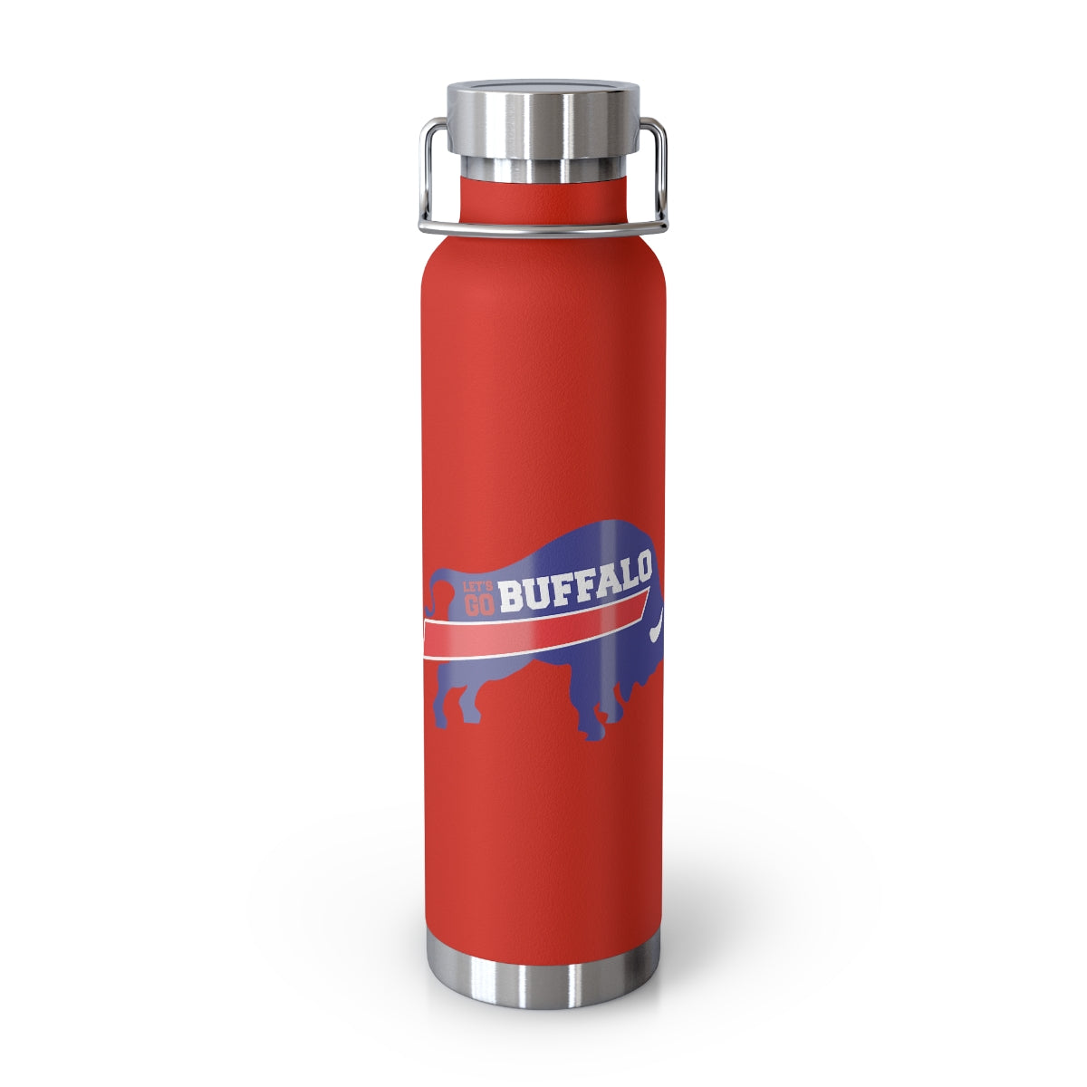 Let's Go Buffalo Copper Vacuum Insulated Bottle, 22oz